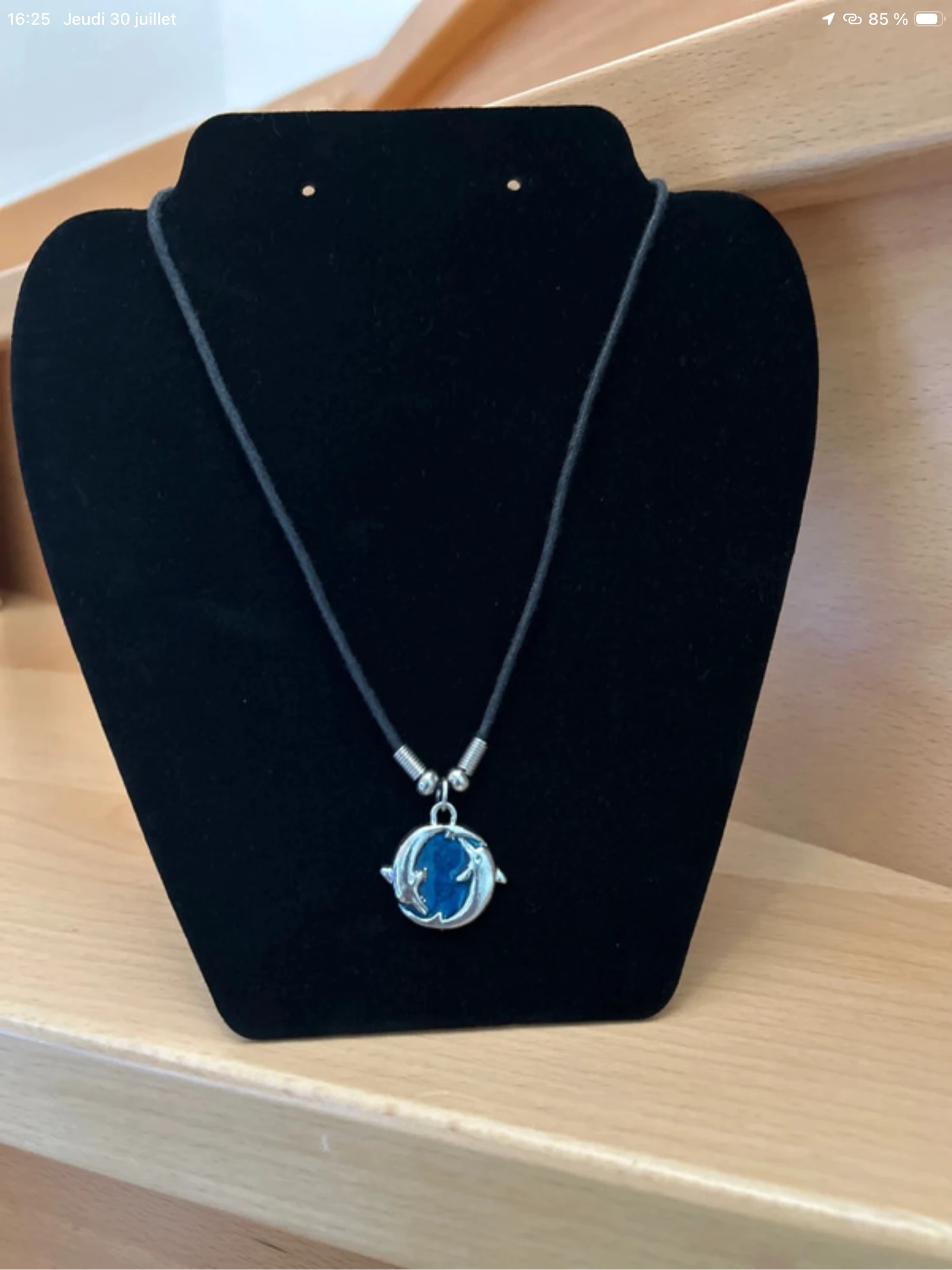 Collar y colgante de parejas de delfines 🐬 – photo 2